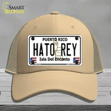 Hato Rey Puerto Rico Novelty License Plate Hat Mesh / Khaki