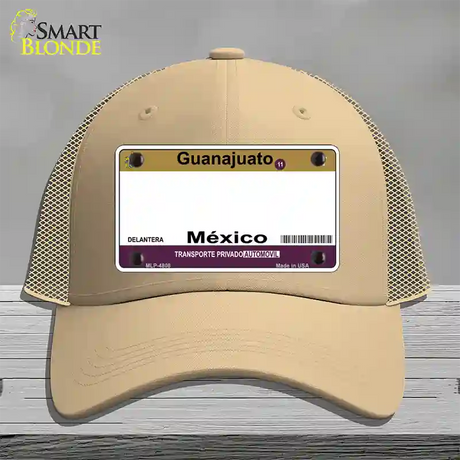 Guanajuato Mexico Blank Novelty License Plate Hat Mesh / Khaki