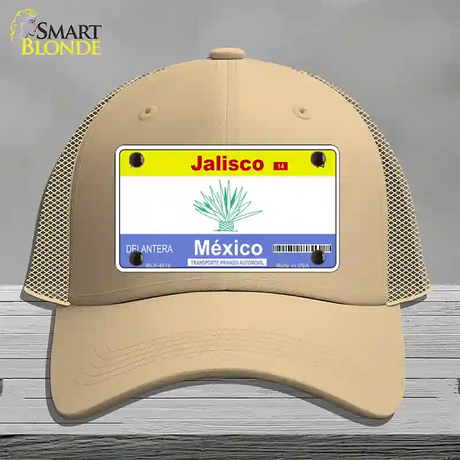 Jalisco Mexico Blank Novelty License Plate Hat Mesh / Khaki