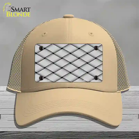 Weave Customizable Novelty License Plate Hat Mesh / Khaki