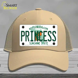 Princess Florida Novelty License Plate Hat Mesh / Khaki