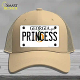 Princess Georgia Novelty License Plate Hat Mesh / Khaki