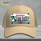 Craw Daddy Louisiana Novelty License Plate Hat Mesh / Khaki