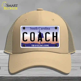 Coach South Carolina Novelty License Plate Hat Mesh / Khaki