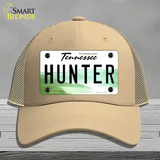 Hunter Tennessee Novelty License Plate Hat Mesh / Khaki