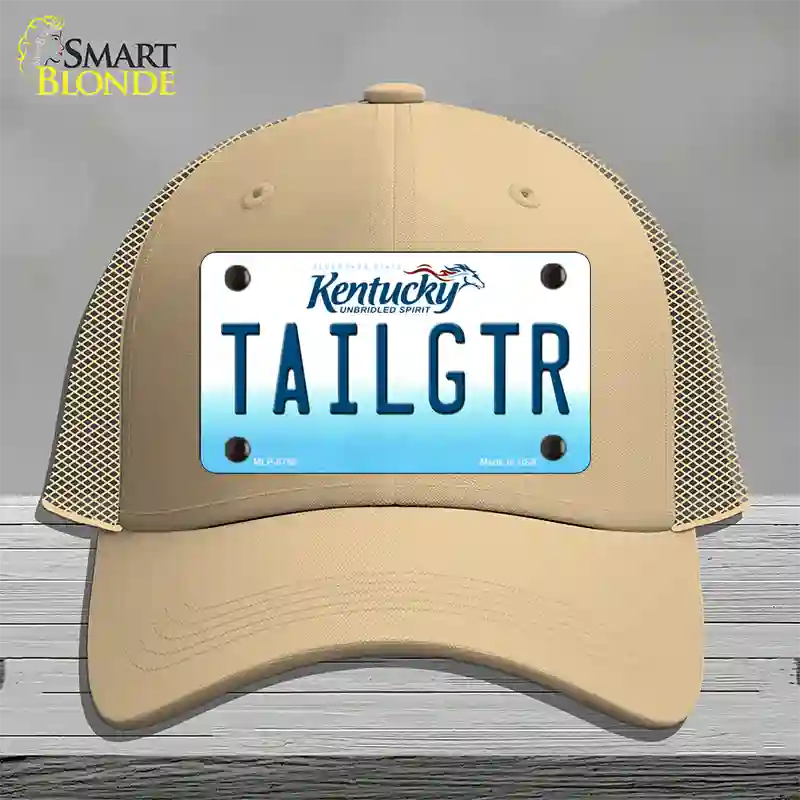 Tailgtr Kentucky Novelty License Plate Hat Mesh / Khaki