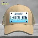 Kentucky Derby Kentucky Novelty License Plate Hat Mesh / Khaki