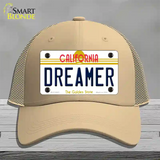 Dreamer California Novelty License Plate Hat Mesh / Khaki