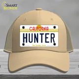 Hunter California Novelty License Plate Hat Mesh / Khaki