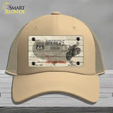 Americas Highway Route 66 Novelty License Plate Hat Mesh / Khaki