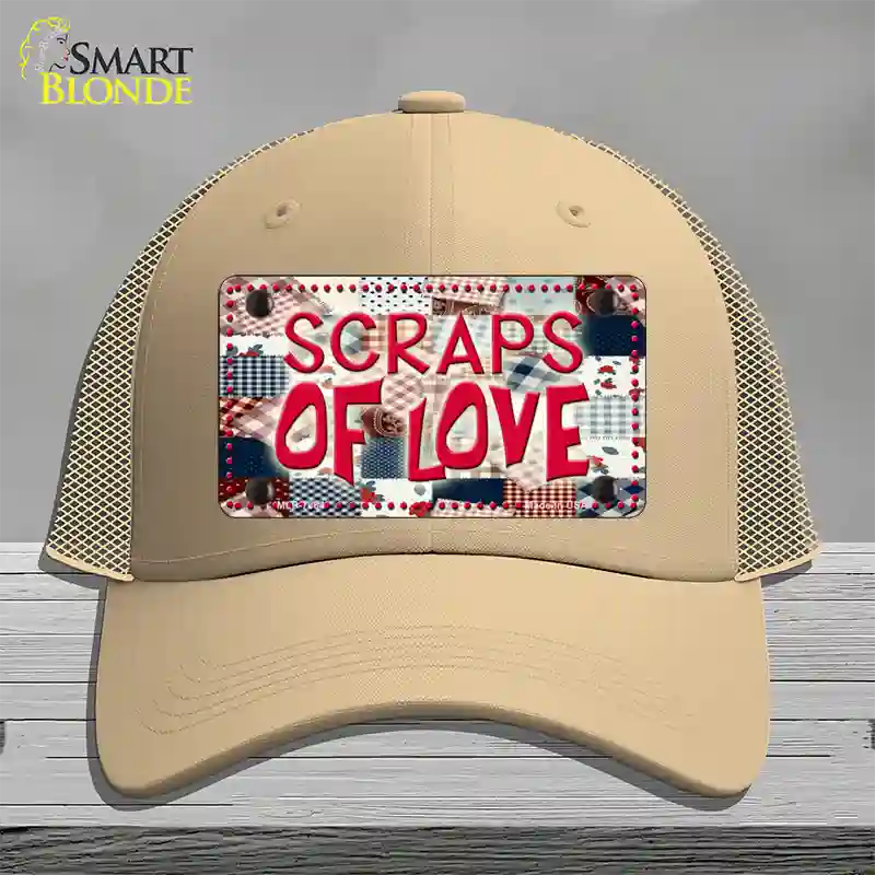 Scraps Of Love Novelty License Plate Hat Mesh / Khaki