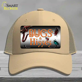 Bugs & Hisses Novelty License Plate Hat Mesh / Khaki