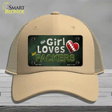 This Girl Loves Her Packers Novelty License Plate Hat Mesh / Khaki