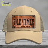 Old Timer Novelty License Plate Hat Mesh / Khaki