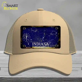 Inidana Rusty Blank Novelty License Plate Hat Mesh / Khaki