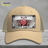 Love RN Novelty License Plate Hat Mesh / Khaki