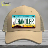 Chandler Arizona Novelty License Plate Hat Mesh / Khaki