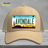 Avondale Arizona Novelty License Plate Hat Mesh / Khaki