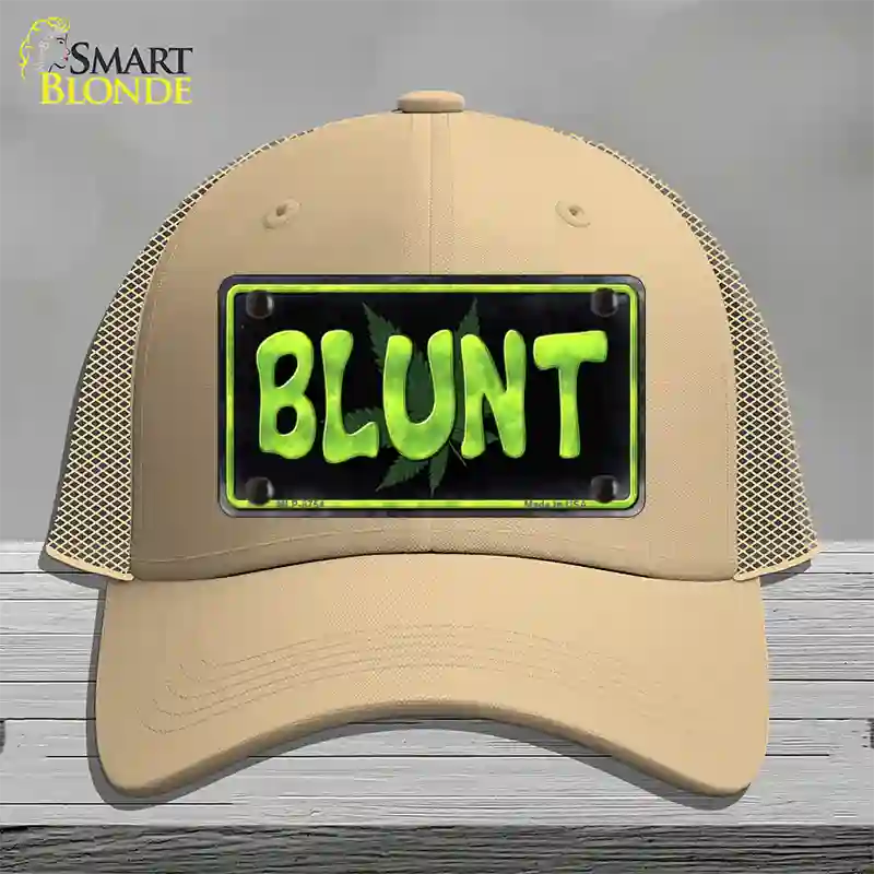 Blunt Novelty License Plate Hat Mesh / Khaki