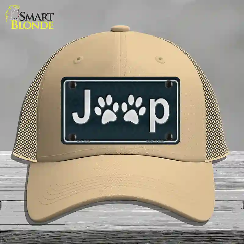 J**p Novelty License Plate Hat Mesh / Khaki