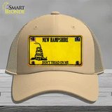 New Hampshire Dont Tread On Me Novelty License Plate Hat Mesh / Khaki