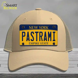 Pastrami New York Novelty License Plate Hat Mesh / Khaki