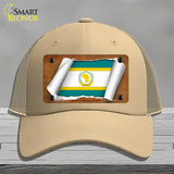 Organization African Unity Flag Scroll Novelty License Plate Hat Mesh / Khaki