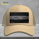 Corrections Novelty License Plate Hat Mesh / Khaki