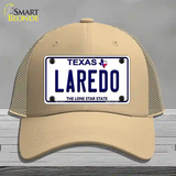 Laredo Texas Novelty License Plate Hat Mesh / Khaki