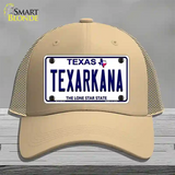 Texarkana Texas Novelty License Plate Hat Mesh / Khaki