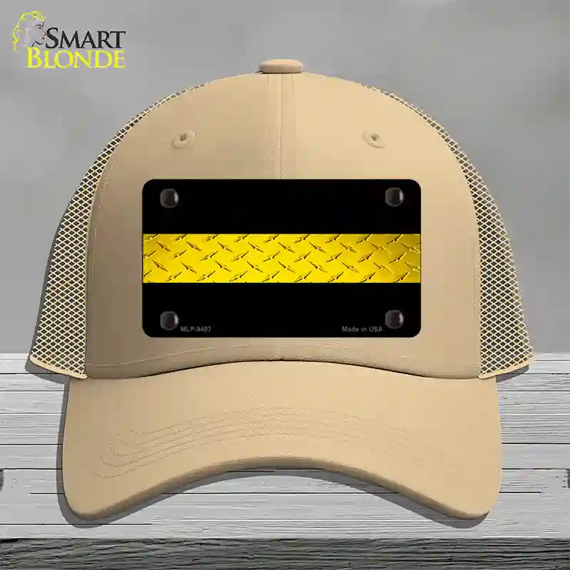 Dispatcher Diamond Novelty License Plate Hat Mesh / Khaki