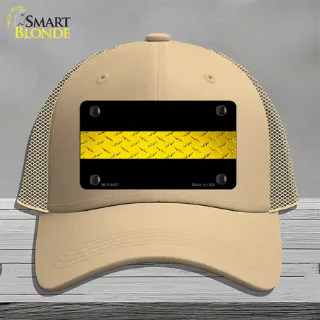 Dispatcher Diamond Novelty License Plate Hat Mesh / Khaki