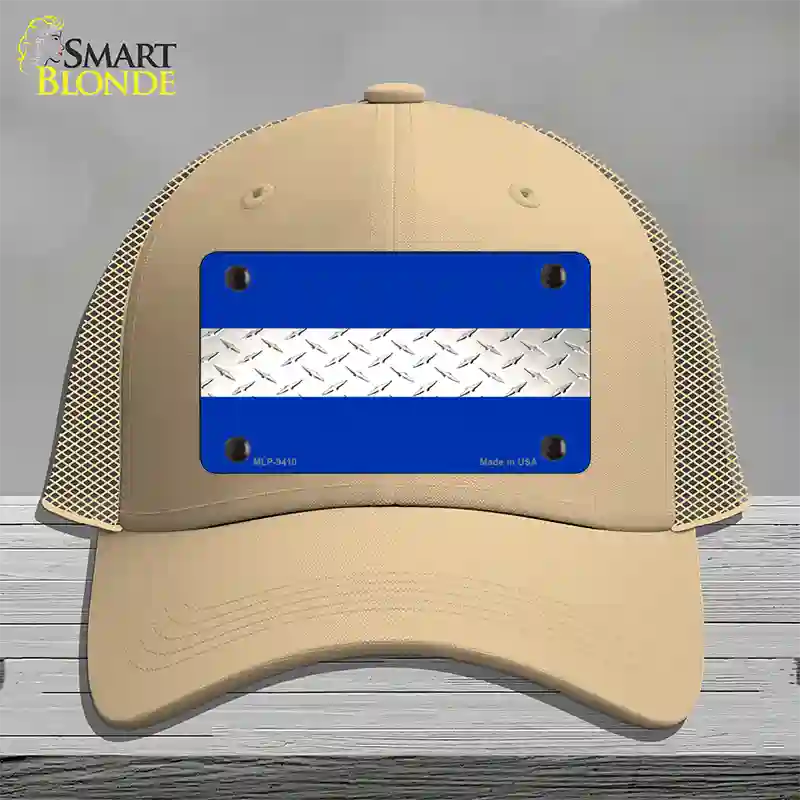 Emergency Medical Services Diamond Novelty License Plate Hat Mesh / Khaki