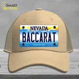 Baccarat Nevada Novelty License Plate Hat Mesh / Khaki