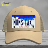 Moms Taxi South Dakota Novelty License Plate Hat Mesh / Khaki