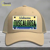 Tuscaloosa Alabama Novelty License Plate Hat Mesh / Khaki