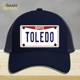 Toledo Ohio Novelty License Plate Hat Mesh / Navy