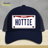 Hottie Ohio Novelty License Plate Hat Mesh / Navy