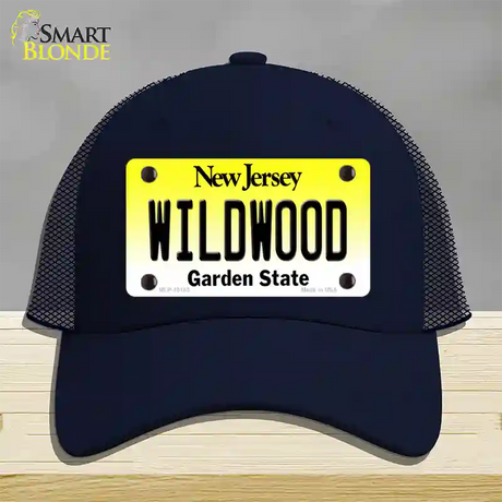 Wildwood New Jersey Novelty License Plate Hat Mesh / Navy