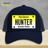 Hunter New Jersey Novelty License Plate Hat Mesh / Navy