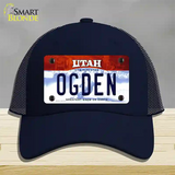 Ogden Utah Novelty License Plate Hat Mesh / Navy