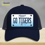 Go Tigers Missouri Novelty License Plate Hat Mesh / Navy