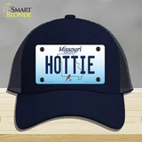 Hottie Missouri Novelty License Plate Hat Mesh / Navy