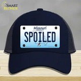 Spoiled Missouri Novelty License Plate Hat Mesh / Navy