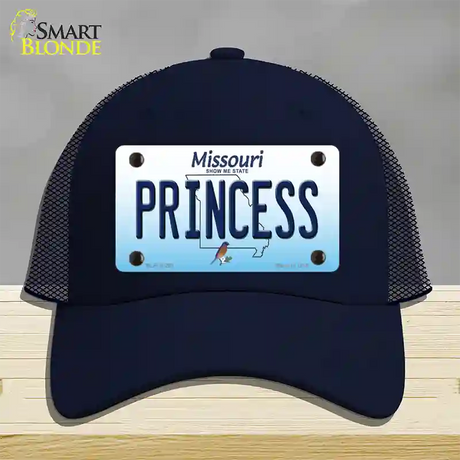 Princess Missouri Novelty License Plate Hat Mesh / Navy