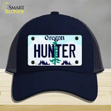 Hunter Oregon Novelty License Plate Hat Mesh / Navy