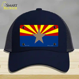 Arizona Big Star State Flag Novelty License Plate Hat Mesh / Navy