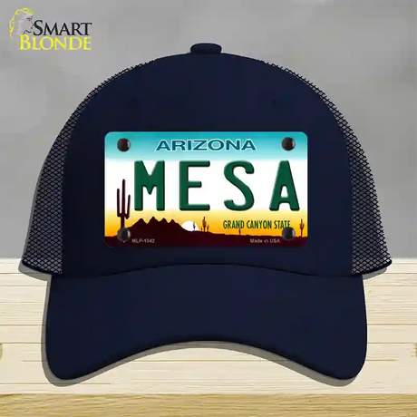 Mesa Arizona Novelty License Plate Hat Mesh / Navy