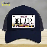 Bel Air Maryland Novelty License Plate Hat Mesh / Navy