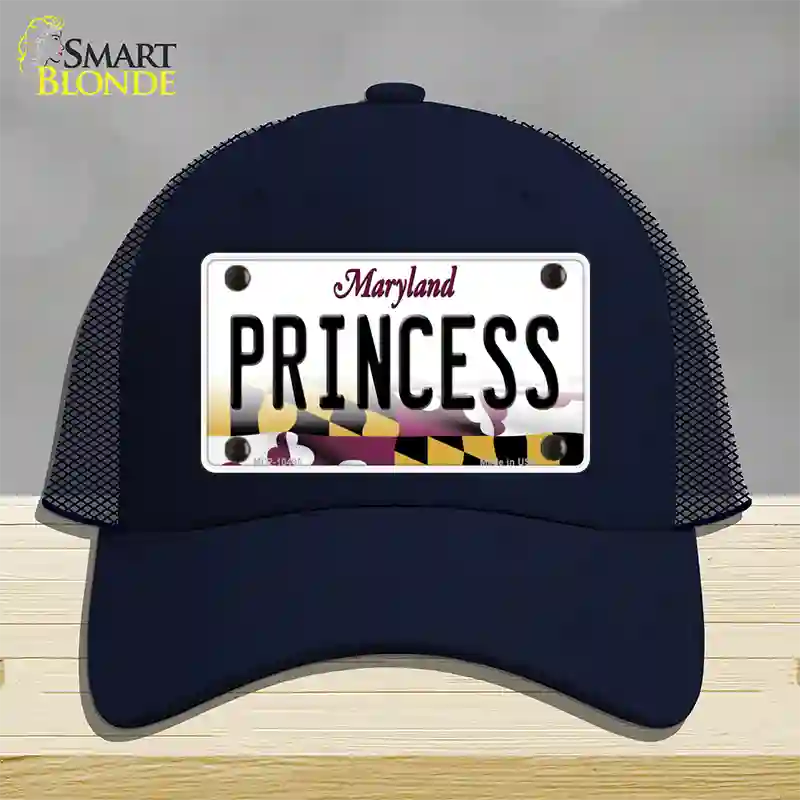 Princess Maryland Novelty License Plate Hat Mesh / Navy